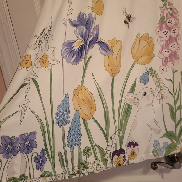 Floral and Bunny Print Skirt - Picture 7 of 8